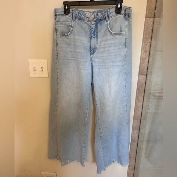 Pilcro The Adi Regenerative Cotton Mid-Rise Flare Jeans - Picture 2 of 4